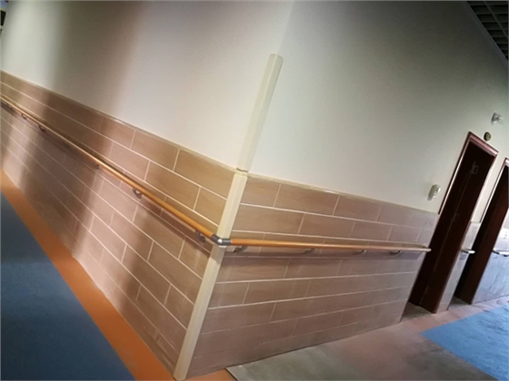 無障礙通道防腐木扶手 無障礙通道防腐木扶手