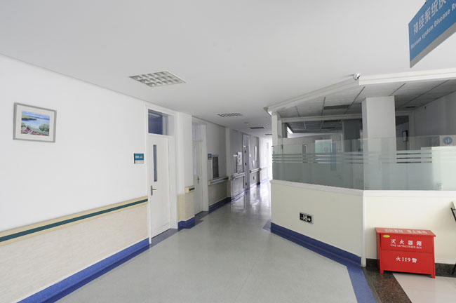 醫院走廊里的扶手