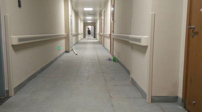 PVC護角現場安裝效果圖多多，很受客戶喜愛