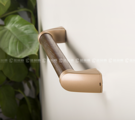 醫院靠墻木扶手